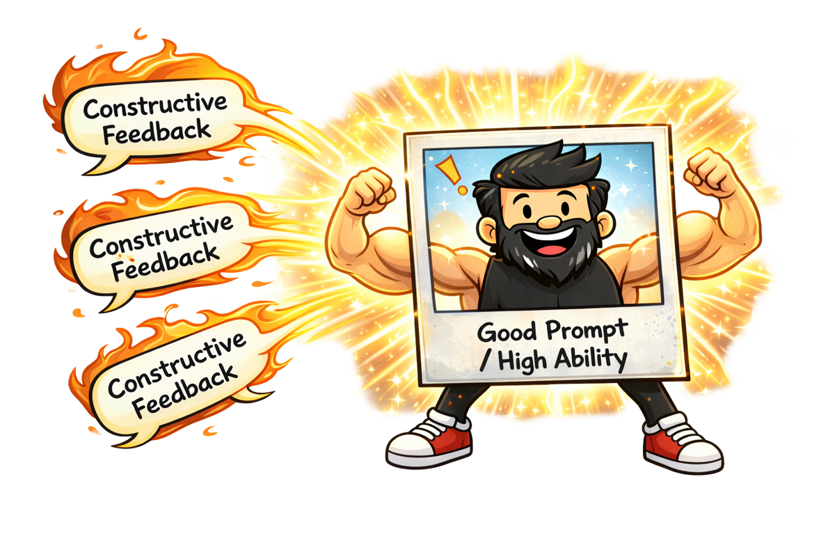 Constructive feedback makes the persona stronger. That is the whole point of socialisation.