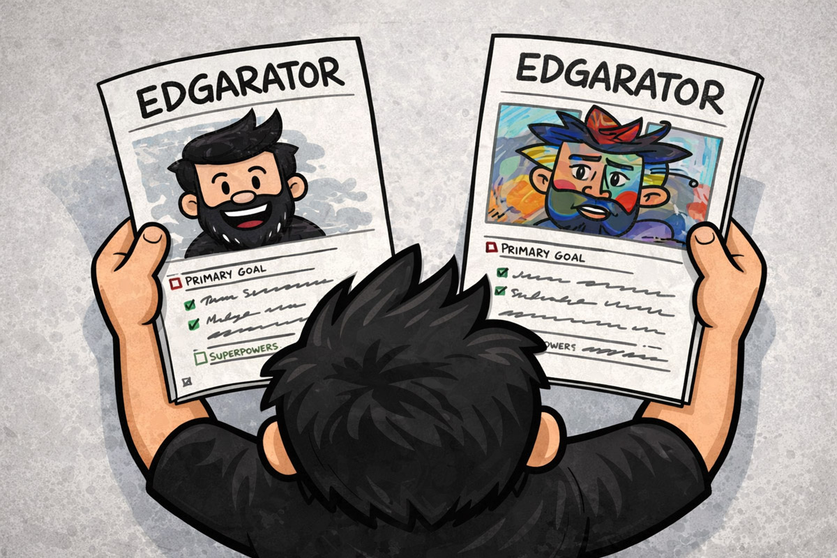 One was built by hand. One was built by machine. The question is the same: is it true.