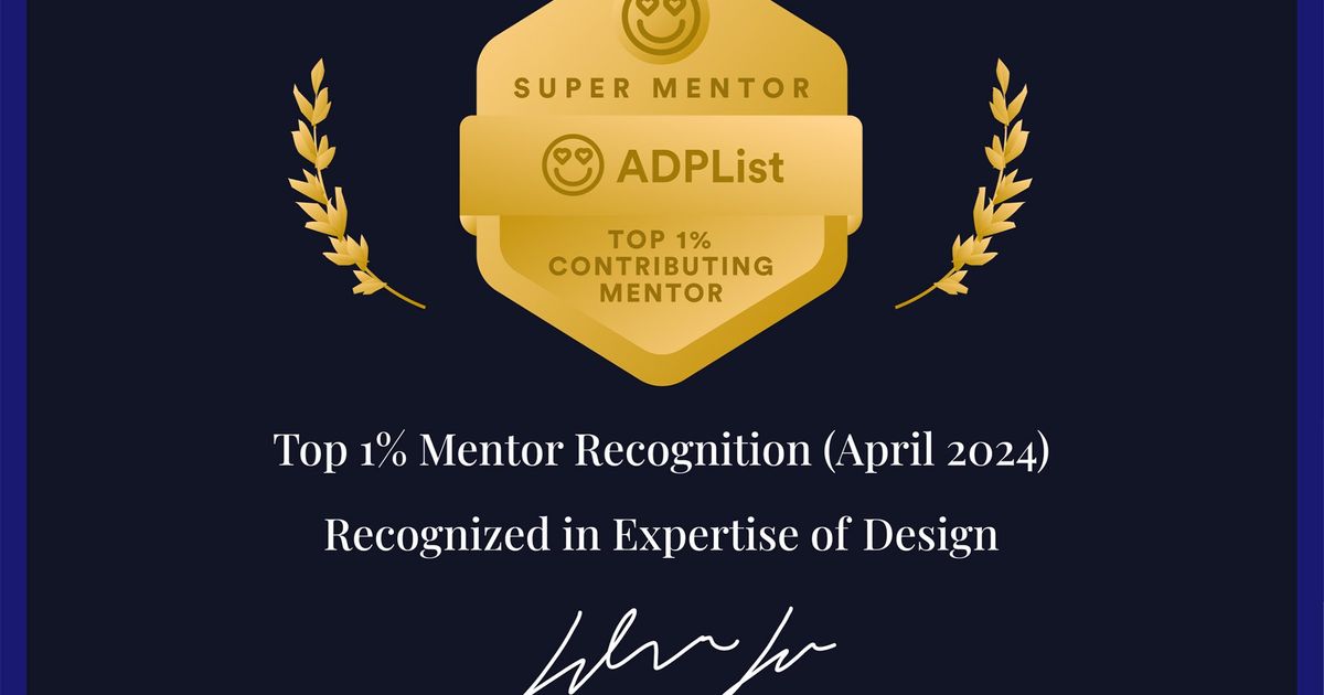 Lessons Learned from Mentoring on ADPList